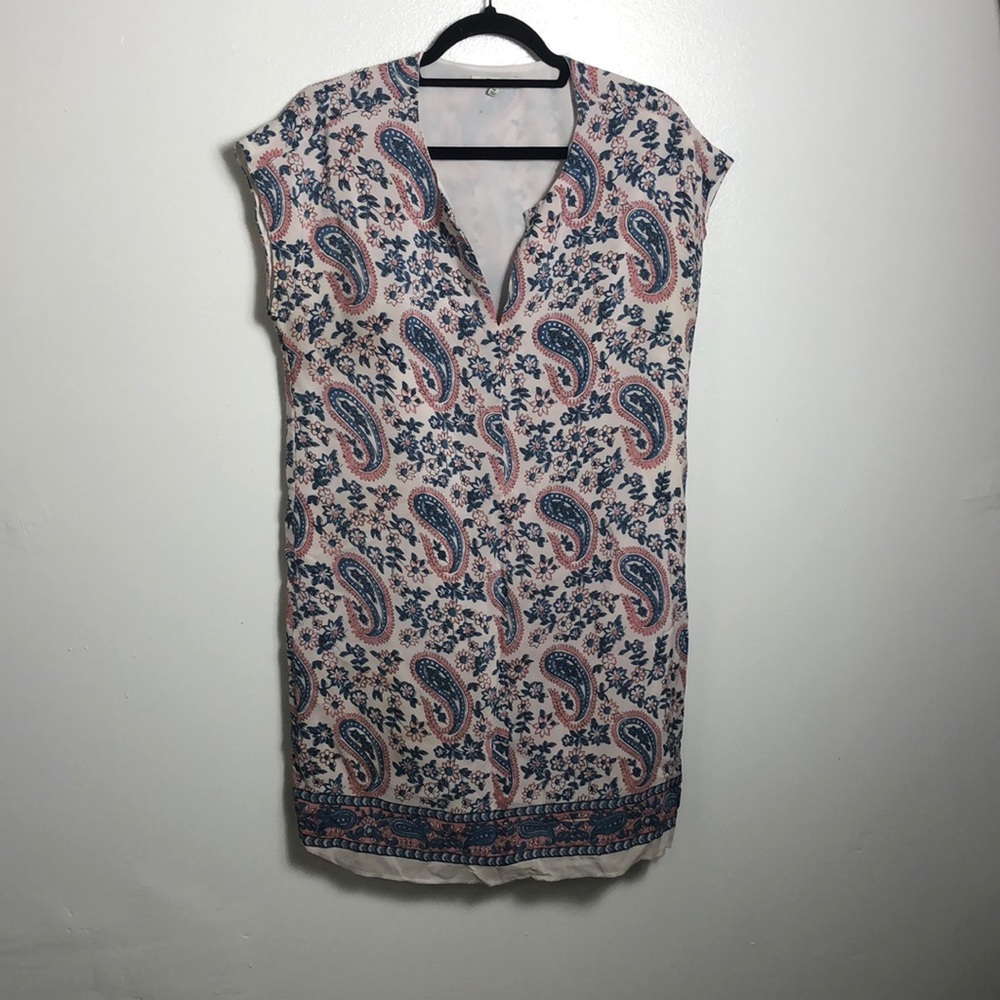 Madewell Paisley Midi Dress SzM